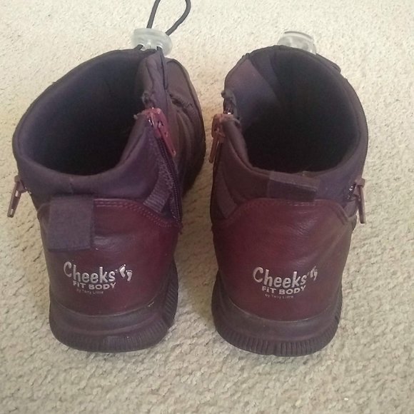 Tony Little Cheeks Fit Body Ankle Sneaker Boot Size 6 Purple - Picture 3 of 5